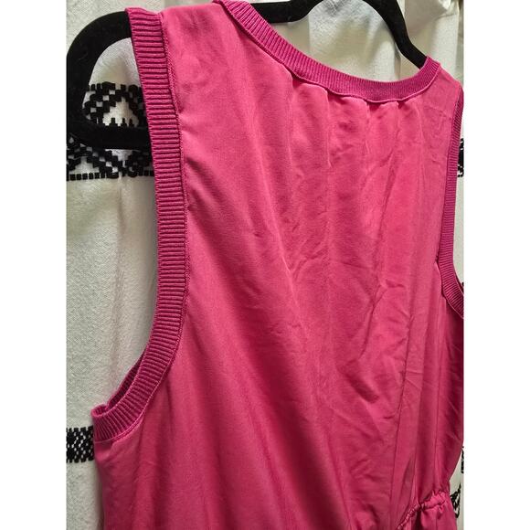 Athleta pink athleisure/athletic dress waist drawstring cinching size large - Picture 10 of 10